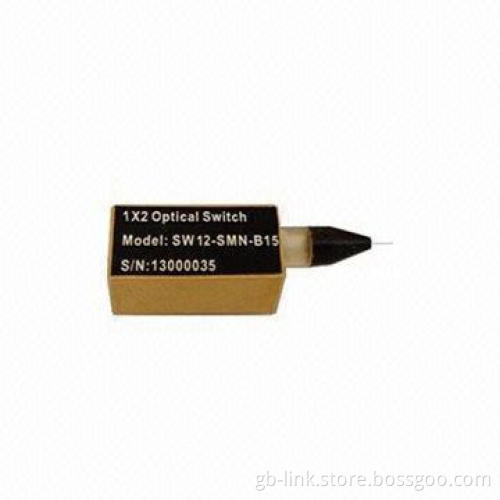 Mini Mechanical Optical Switch (1 x 1, 1 x 2, 2 x 2 Bypass), 18.5 x 10.5 x 8.0mm (L x W x H)